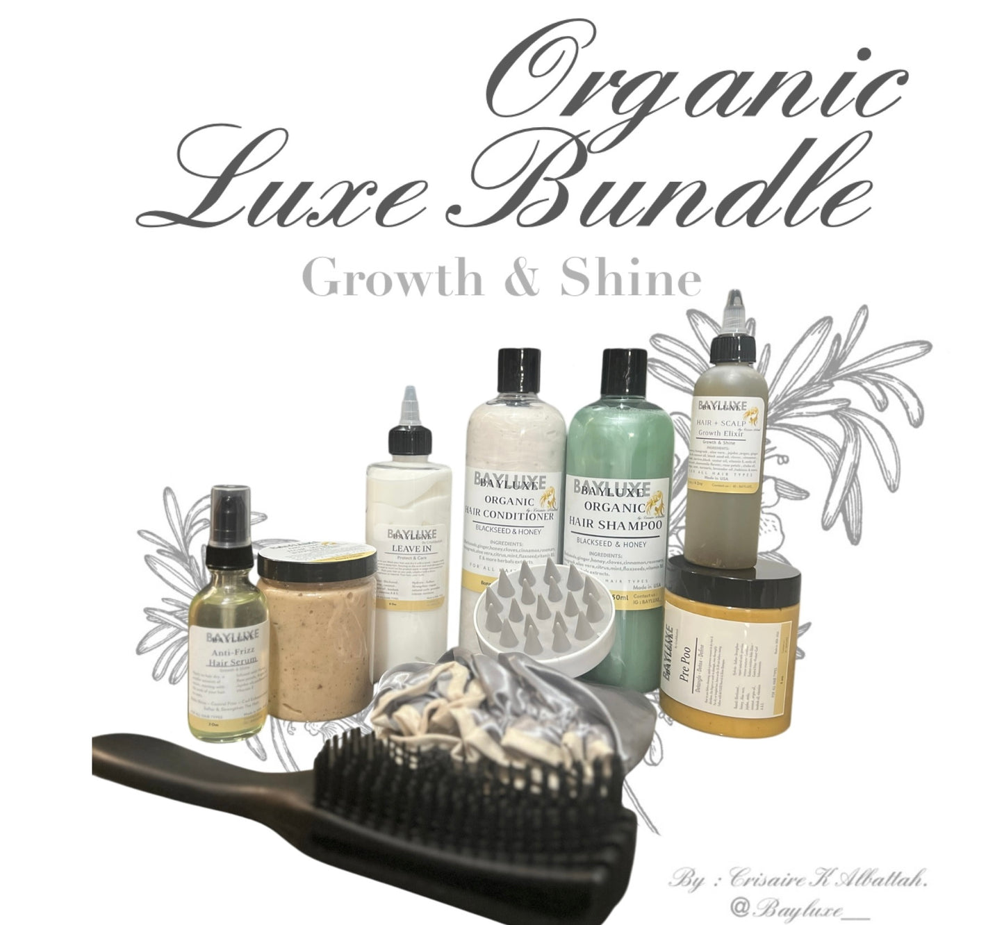 Organic Luxe Bundle " Growth & shine "
