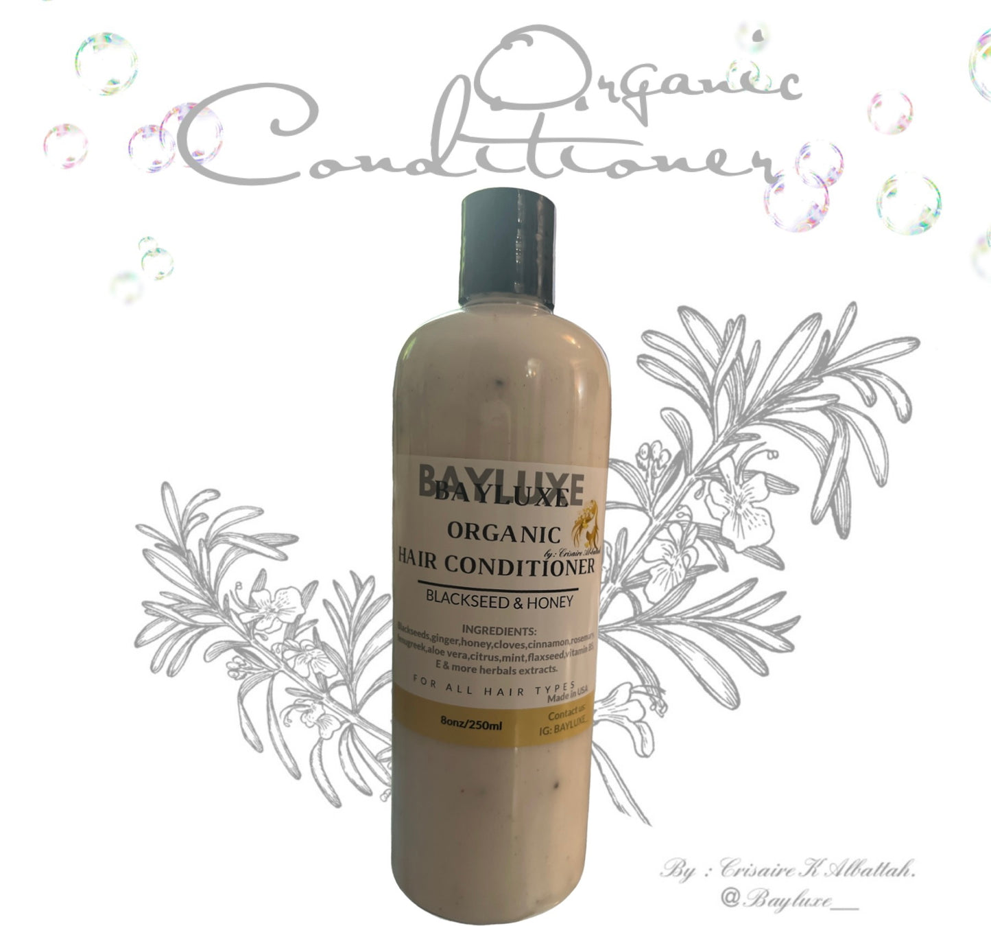 Organic Conditioner 16 onz