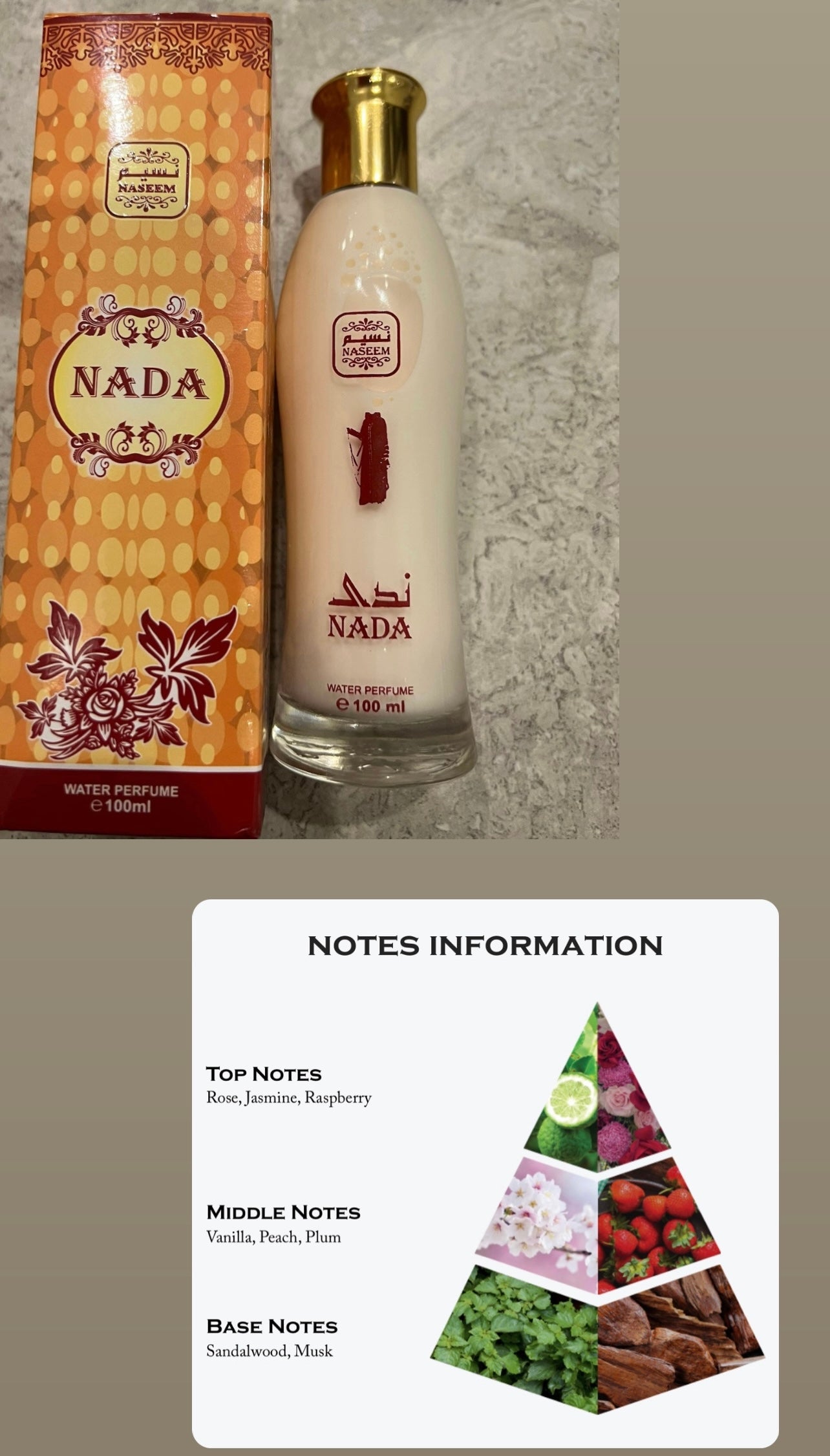 Nada Water Perfume