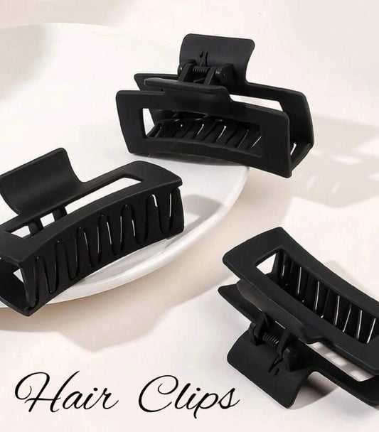 Hair Clip Black set of 2 pcs