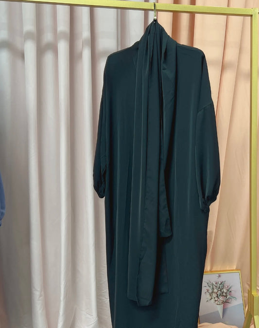 loose Abaya with attached hijab