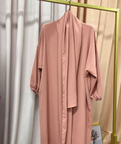 loose Abaya with attached hijab